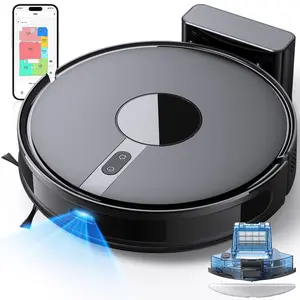 Robot Vacuum Cleaner and Mop, 5,000pa Suction Power, Floor Extension Technology, Charging Station Included, 120 Minutes Runtime