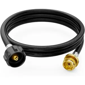 6   Adapter Hose, 1lb to 20lb Adapter Converts 1lb Appliances to 5-40lb Tanks, Gas Hose for Weber Q,  Grill, Buddy Heaters and