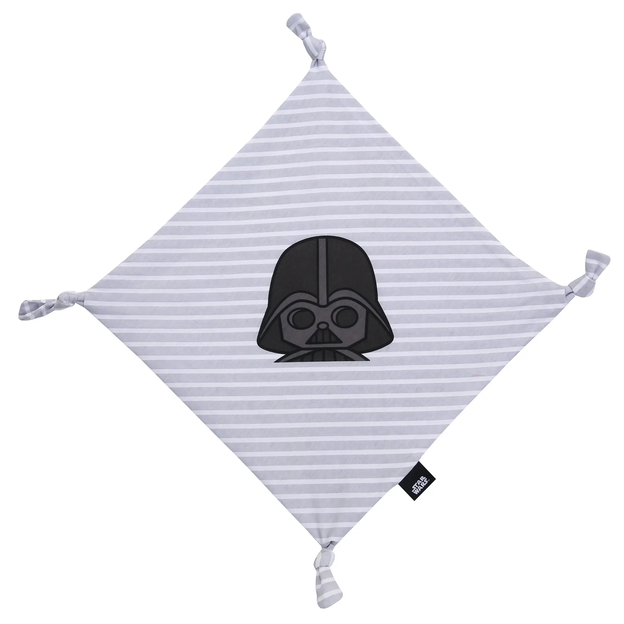 Lambs & Ivy Star Wars Darth Vader Gray Cotton Jersey Security Blanket/Lovey
