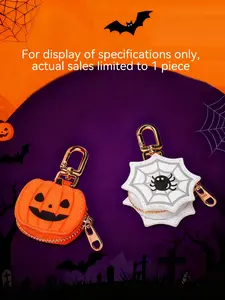 Ladies' Creative Mini Pumpkin Pendant, Bag Hanger, Halloween Novelty Gift, Earphone Mini Bag Decoration, Cute Ladies' Zero Wallet, Mini Handbag Keychain, Suitable for Daily Travel Use, Christmas Gift, Ideal Gift