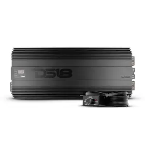 HOOLIGAN KO Black 1-Channel Amplifier with Voltmeter 10000 Watts Rms @ 1-Ohm Made In Korea