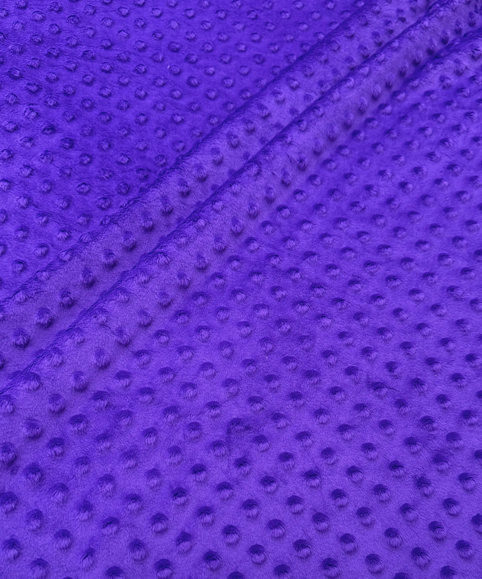 Purple Minky Fabric
