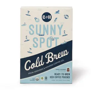 Grounds & Hounds Coffee Co. Sunny Spot Cold Brew Coffee Pouches
