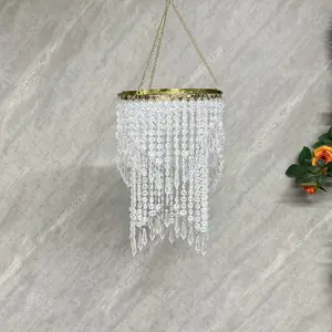 Bohemian Moroccan Geometric Beaded Curtain Decor, Party Holiday Centerpiece, Hanging Lampshade, Restaurant Bedroom Office Atmosphere Decoration