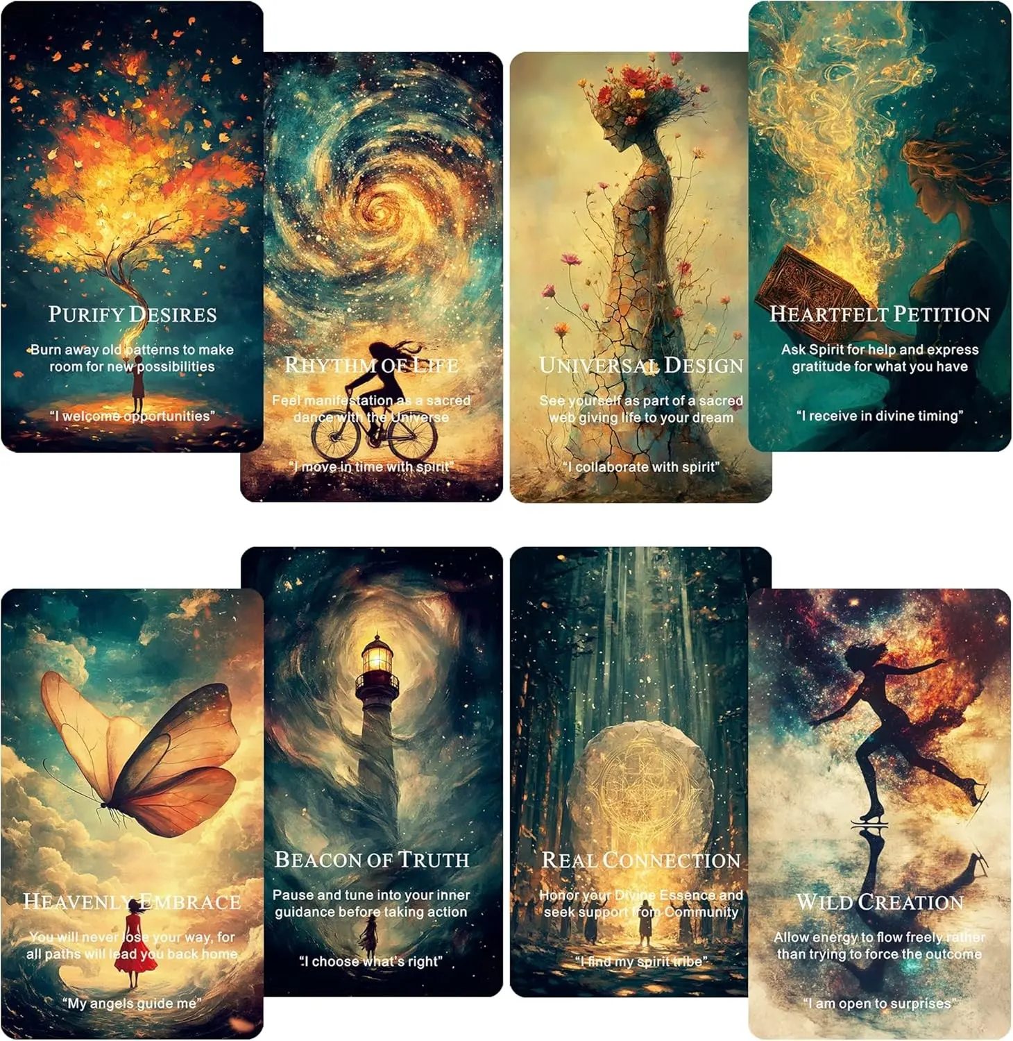 Mystic Manifesting Oracle Deck, Oracle Cards for Co-Creating Your Future with Spirit