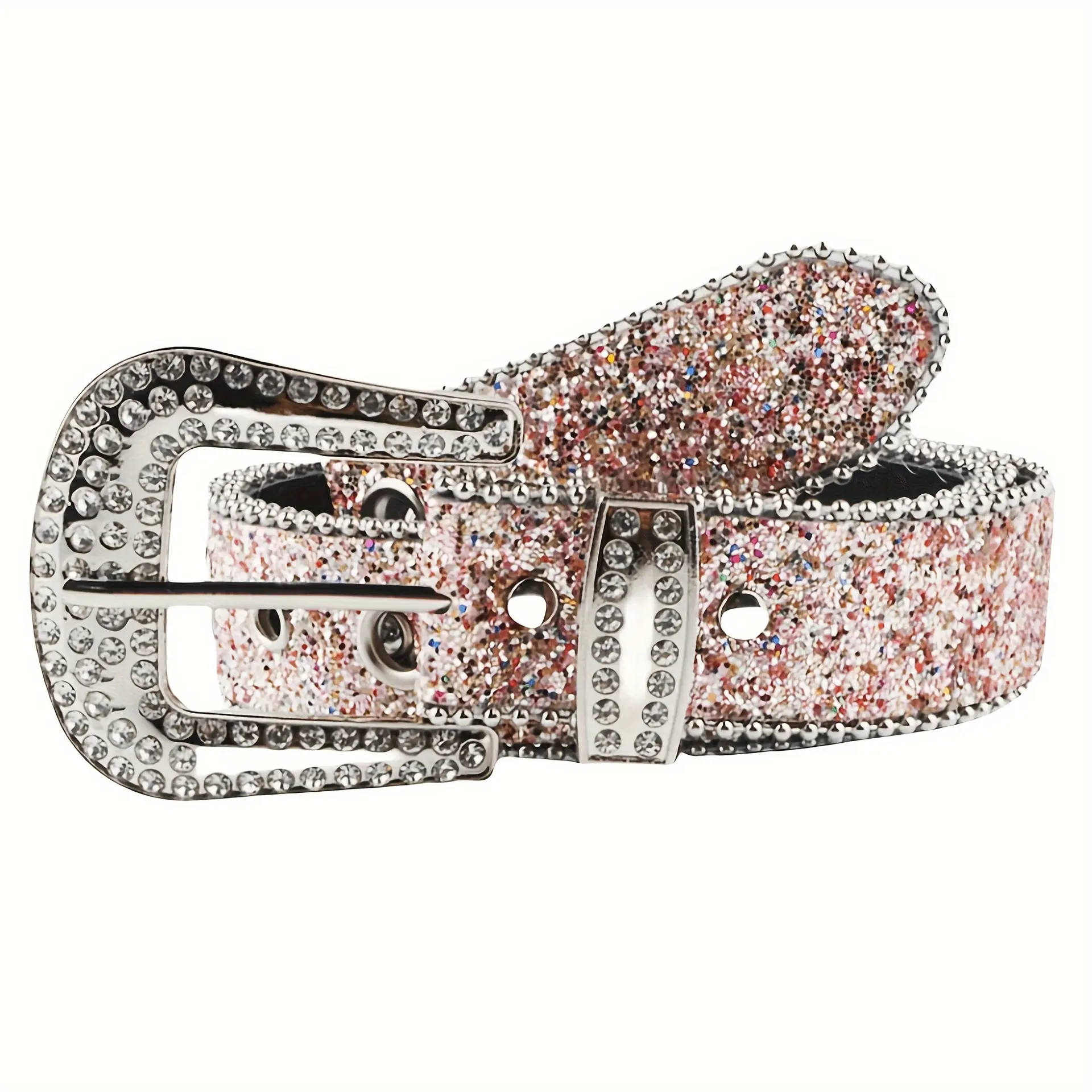 Cross-border rhinestone belt for women, ins-style wide waist belt, fashionable and unique sequin European and American decorative versatile jeans belt Cross-border rhinestone belt for women, ins-style wide waist belt, fashionable and unique sequin European and American decorative versatile jeans belt