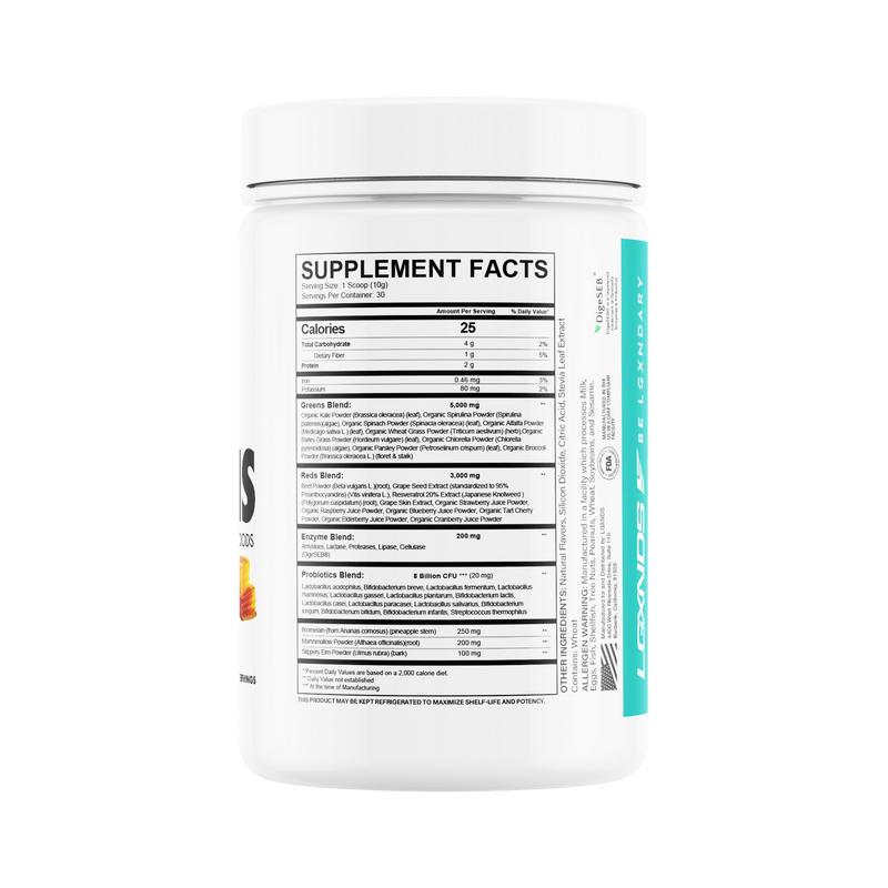 LGXNDS Greens – Daily Greens & Superfoods Powder with Probiotics and Enzymes