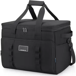 48 Cans Soft Sided Insulated Cooler Bag, Collapsible Large Lightweight Ice Chest, Portable Leak-Proof Cooler for Travel, Camping, Beach, Grocery