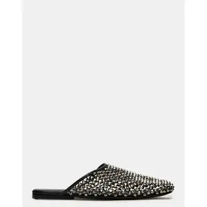 Steve Madden Pearson Black Rhinestones