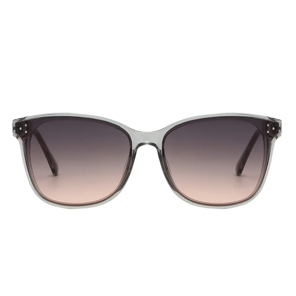 Audrey Clear Gray Gradient Sunglasses