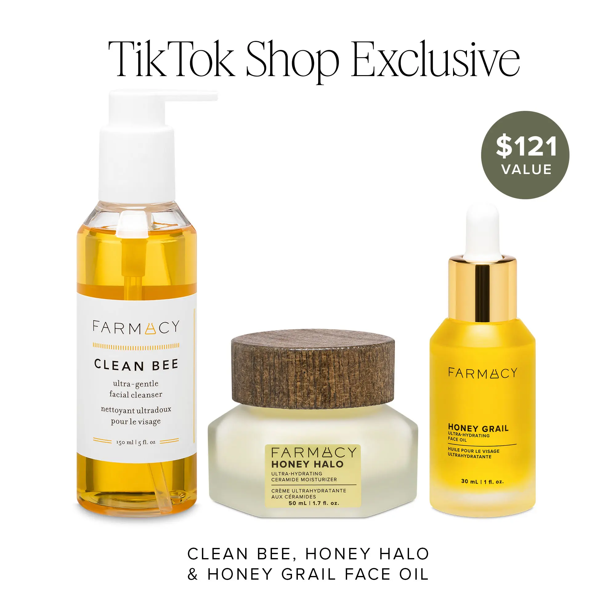 Farmacy Honey Glow Hydrating Skincare Bundle