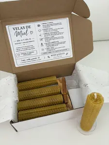 Velas de Cera de Abeja para encender. Kit para dias 11 y 22.