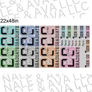 Senior 2026 DTF 22X48 Pre-Made Gang Sheet