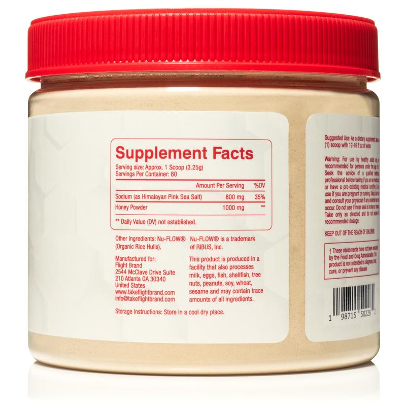 Flight Honey Salt - Natural Electrolyte & Hydration Powder for Athletes