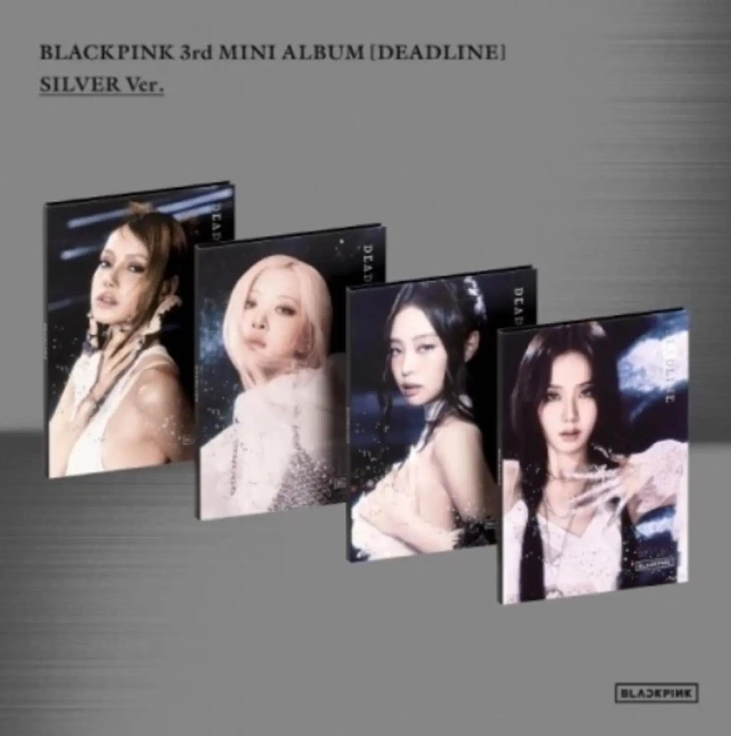Blackpink - The 3rd Mini Album [Deadline] Silver Version_Rose  [COMPACT DISC - CD] Digipack Packaging