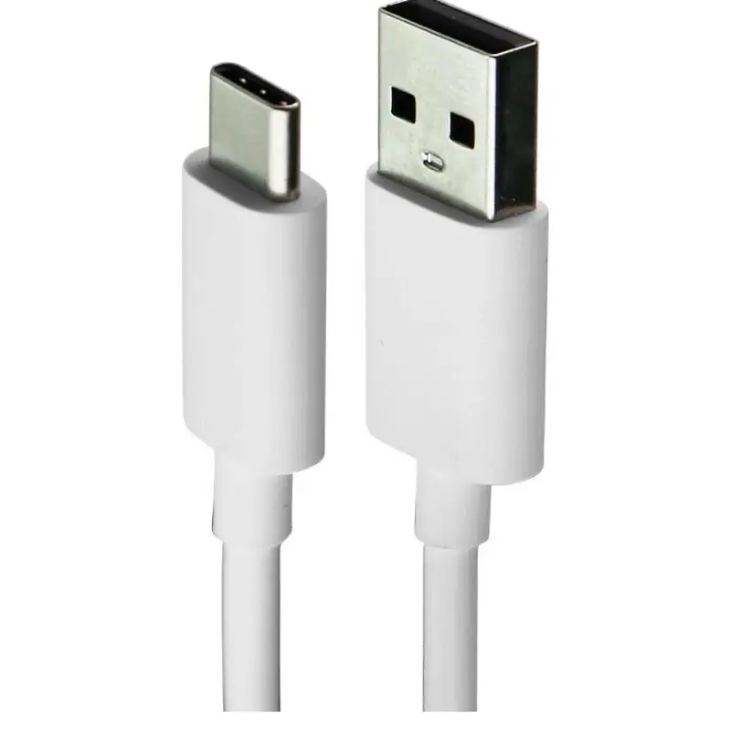 USB-C to USB-A White Charging & Data Cable (3FT, 1M)