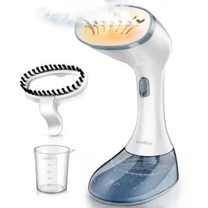 1800W Fast Heat-up Handheld Garment Steamer with 3 Steam Settings 380ml Water Tank 9.8' Cord Portable Travel Steam Iron Wrinkle Remover Safe for All Fabrics