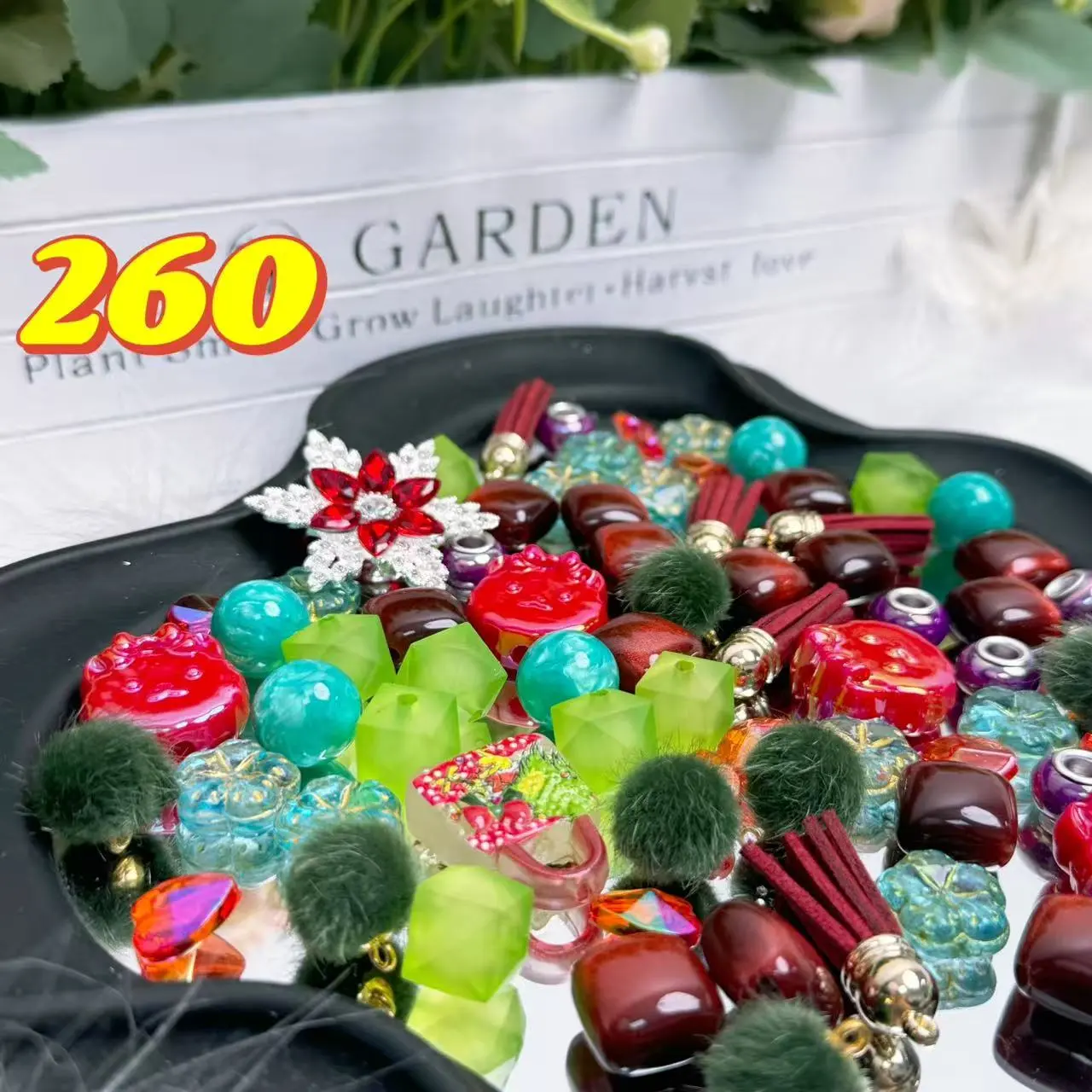 Rainbow-Daily New Arrivals |Acrylic Bead Mix for DIY Craft Beadable Pen Bracelets Phone Charms Necklaces Versatile Use