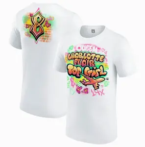 Two-sided Graphic Charlotte Flair Top Girl Graffiti T-Shirt Sweatshirt Hoodie, Casual Clothing, Gift For Men Women QWZLK