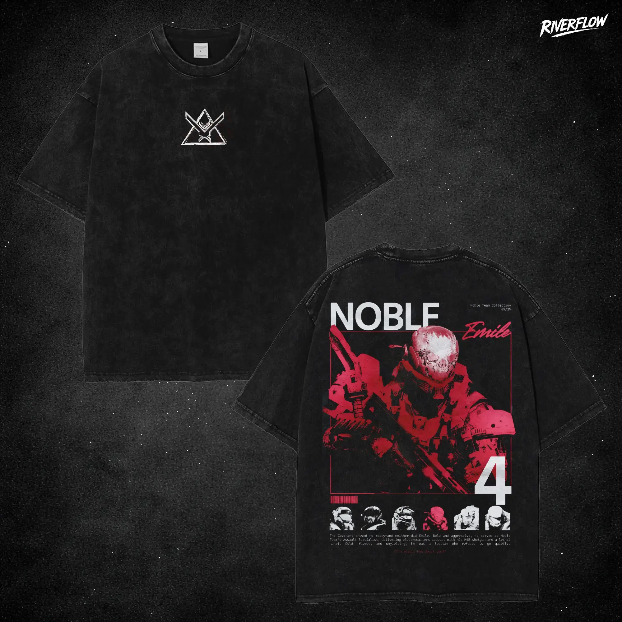Collection] 6 Design Noble Team Halo Reach, Remember Reach Unisex 