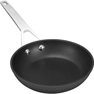 MsMk Small Egg Pan,8 1/2 inch and Nonstick Omelette Pan,Small Frying Pan Safe for Induction,Scratch-resistant,Oven Safe to 700°F Pan for Cooking, Dishwasher Safe