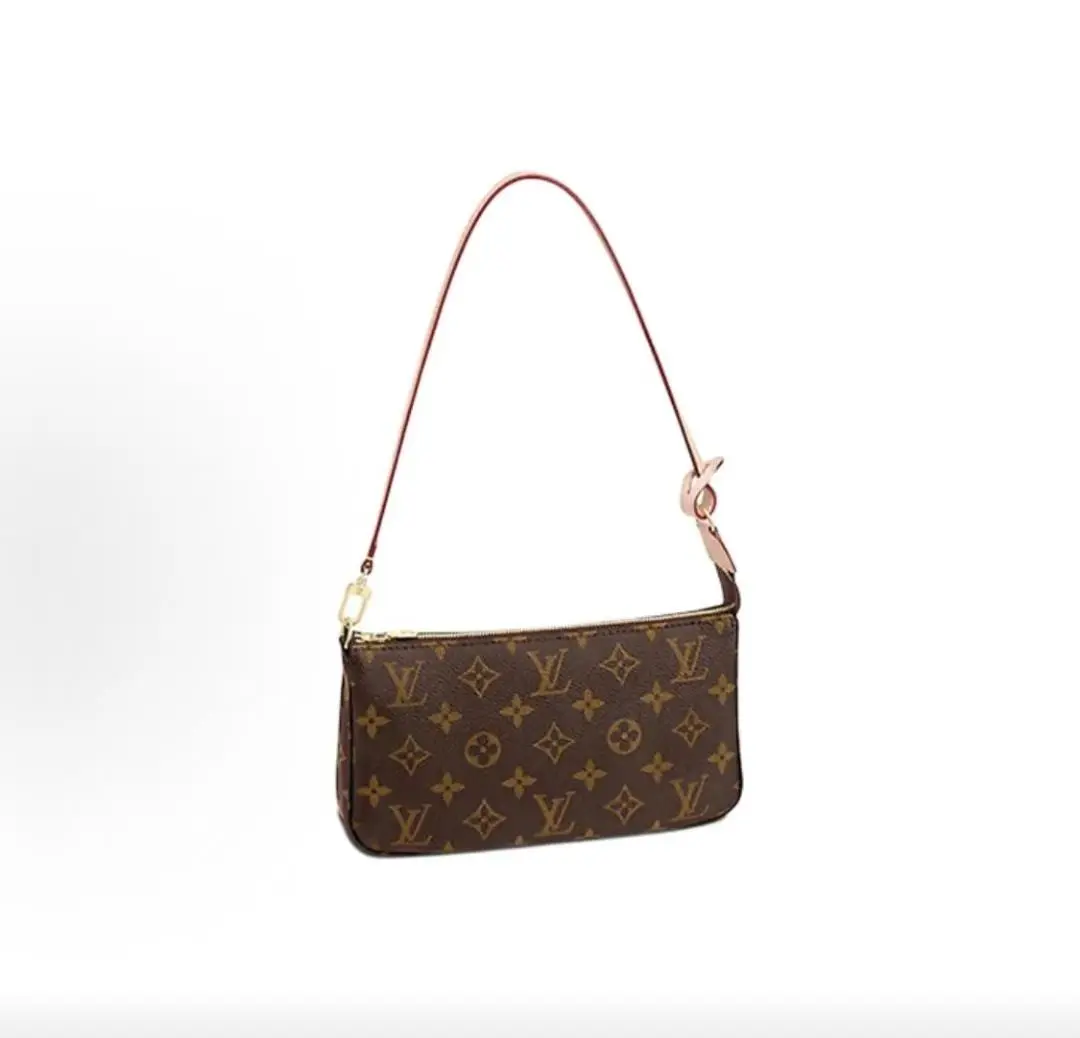 Pre-owned Louis Vuitton Monogram Canvas Pochette Accessoires Microchip Version Shoulder Axillary Bag