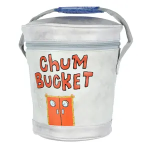 Nickelodeon SpongeBob SquarePants Lunch Box Chum Bucket Insulated Lunch Bag Tote 10"