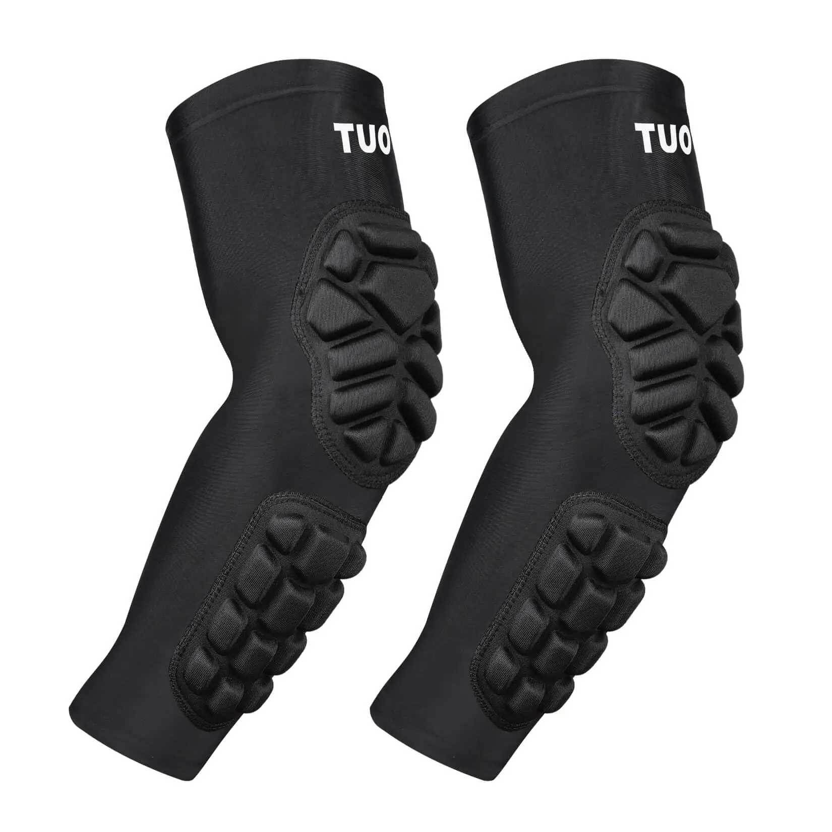 【HolidayHaul】TUOY Elbow Pads Padded Elbow Arm Protection Football Elbow Padding - Youth/Adult Size (1 Pair) Sports Sleeves Volleyball Gear