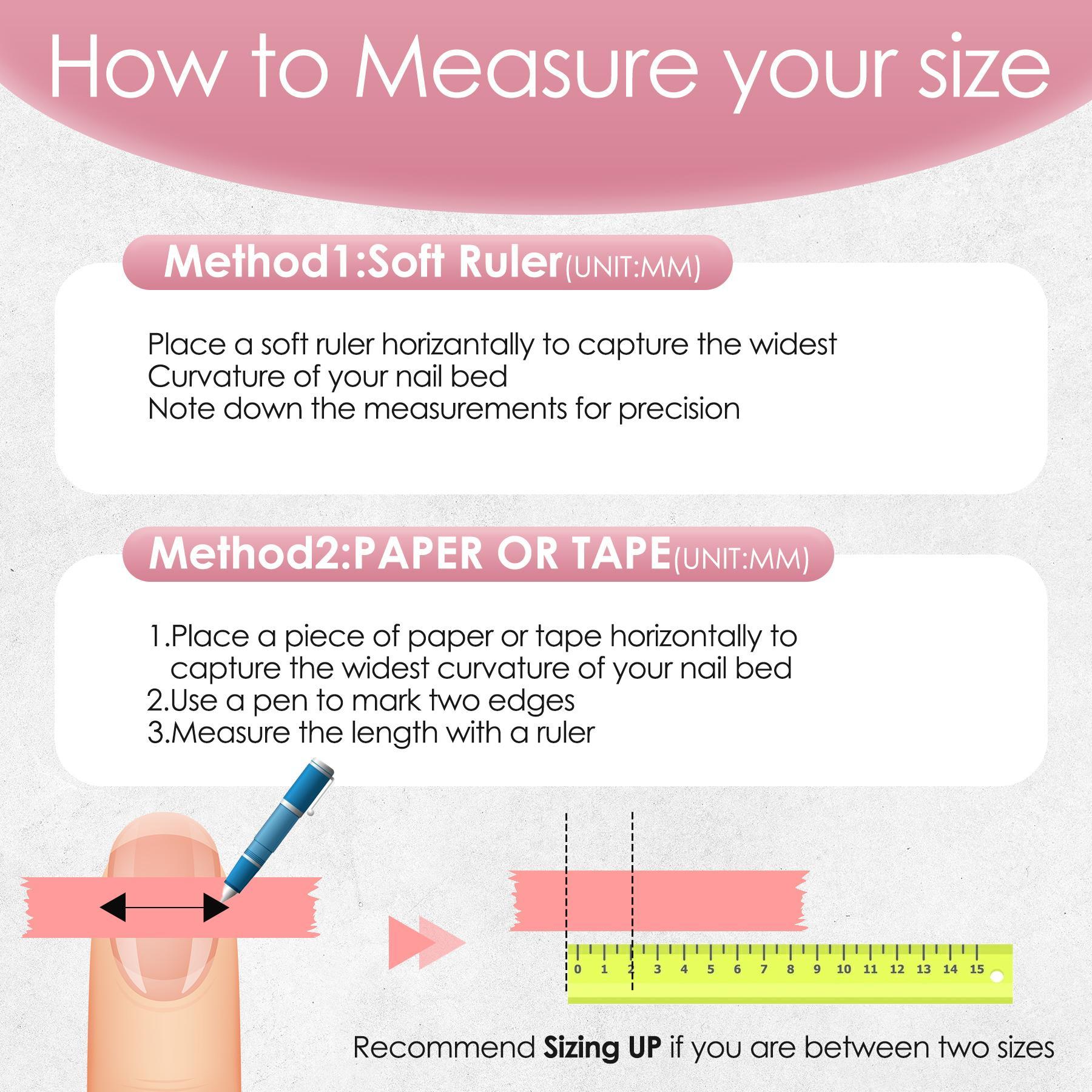 TISXTISW 3D Collections 10PCS Press-On Nails - Handmade, Medium Length, Super Strong, Includes Storage Box, Adhesive Tabs, Double-Sided Nail Buffer Tisxtisw-D97