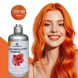 Orange Collection Color Fixing Hair Color - Pure Color Hair Color - Gentle Formula - Hydrogen Peroxide Free - Long Lasting Color Development - Hair Care - Keratin Amino Acids with Henna Extract - 300ml coloring  wigs vibrant  hair  color Haircare Bule