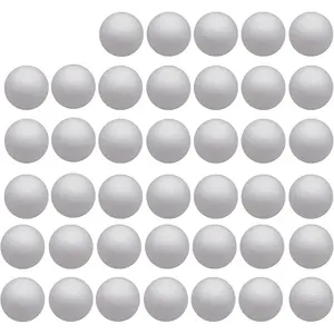 Craft Foam Balls 40-Pack 2.9 Inches in Diameter, Foam Ball for DIY Arts and Crafts, Ornaments, Smooth Polystyrene Foam Balls for Decoration Household School Projects, White
