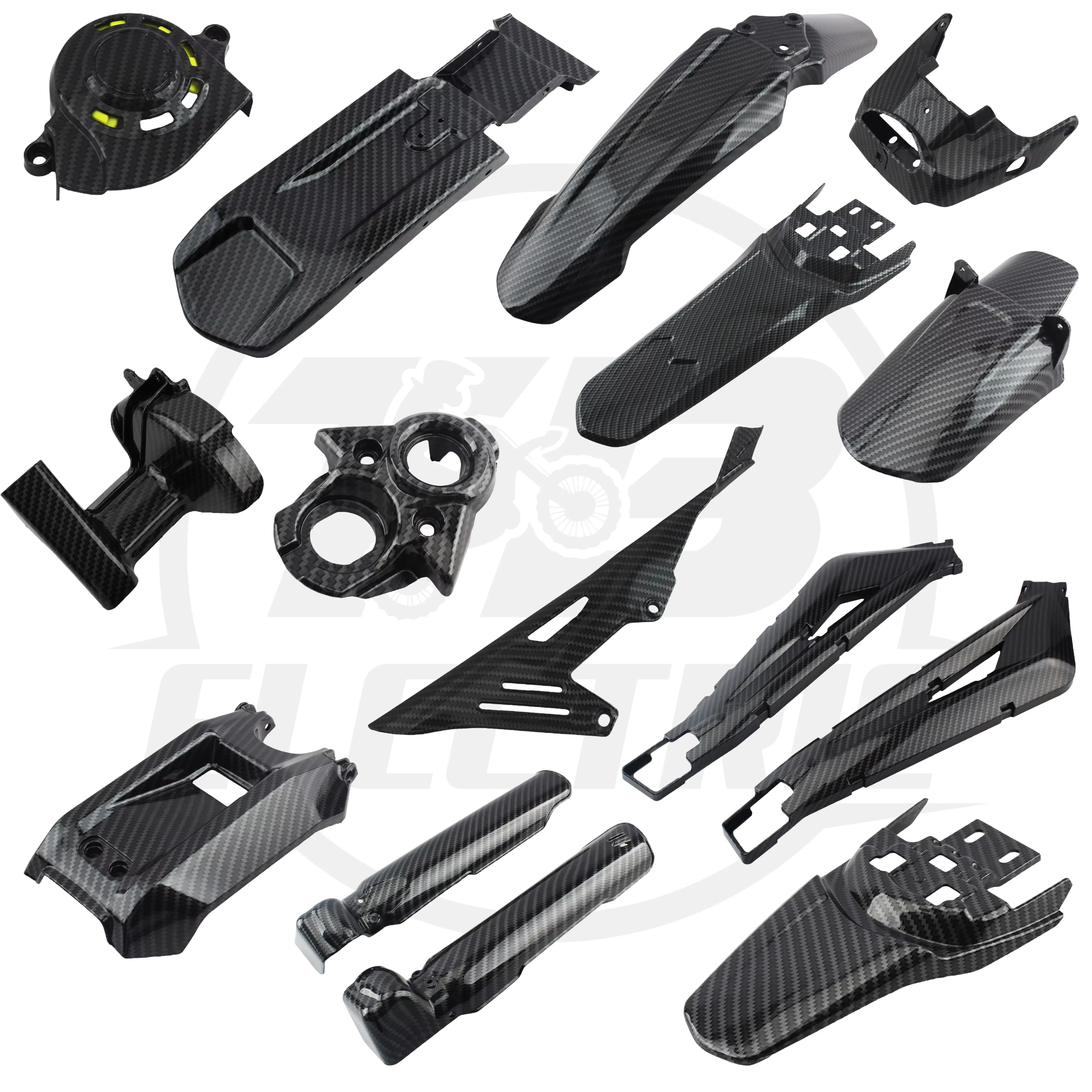 Surron Carbon Fiber Effect Plastics