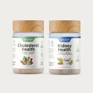 Snap Supplements - Cholesterol Health + Kidney Health - Cardiovascular & Renal Support Bundle