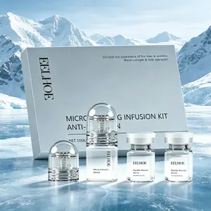 Micro-Infusion Serum 1/3Month Bundle for Wrinkles, Fine Lines & Dark Spots At-Home Facial Kit with Collagen & Peptides Hyaluronic Acid Skin Repair ampoule Facial Serum