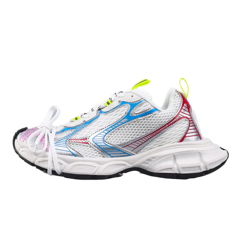 Y2K Chunky Sneakers, Retro Mesh Running Shoes, Lightweight Breathable Casual Athletic Shoes, Streetwear Walking Trainers