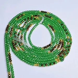 Sublima waistbeads, African Adormnent Belly Chain 50 inches body jewelry Femal Daily waist beads