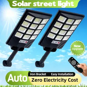 Solar Street Light – Outdoor Security Light with Motion Sensor, 3 Modes, Remote Control, IP65 Waterproof