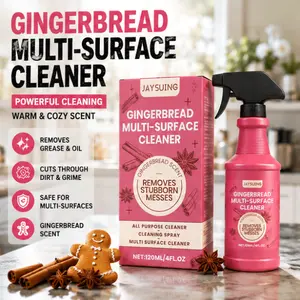 All Purpose Cleaner Spray, Powerful Kitchen Degreaser, Multi-Surface Grease Remover, Removes Oil, Dirt & Stubborn Messes, Gingerbread Scent Household Cleaner