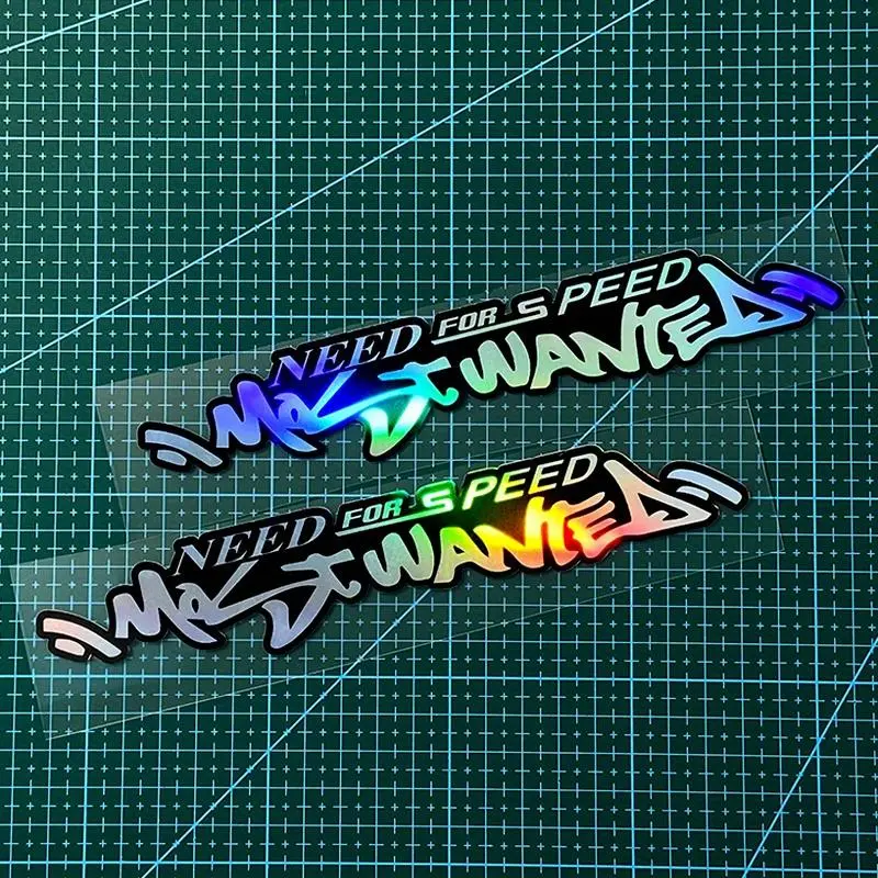 Need for Speed Letter Pattern Car Sticker, Sticker for Cars, Truck Decal, Waterproof Vinyl Sticker for Car Bumper, Window, Motorcycle Helmet, Fuel Tank, Perfect for Use As Vehicle Decoration, Universal Car Sticker