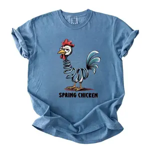 [Sale Up To 50%] Comfort Colors Funny Spring Chicken Shirt, Sassy Bendy Chicken Shirt, Farm Animal Humor T-Shirt, Trendy Chicken Lover Tee