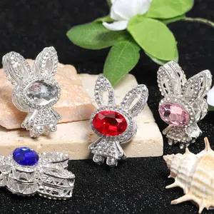 【B209】Colored glass diamond butterfly heart alloy beads 【B209】Colored glass diamond butterfly heart alloy beads