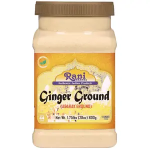 Rani Ginger (Adarak) Powder Ground, Spice 28oz (1.75lbs) 800g Bulk PET Jar ~ Natural | Vegan | Gluten Friendly | NON-GMO | Kosher | Indian Origin