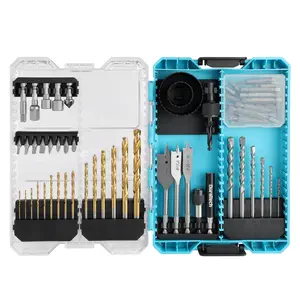 DURATECH Drill Bit Set, 66 PCS Driver Bits and Screwdriver Bits Set with Tough Case, Drill Driver Bit Set for Wood, Metal, Cement Drilling and Screw Driving