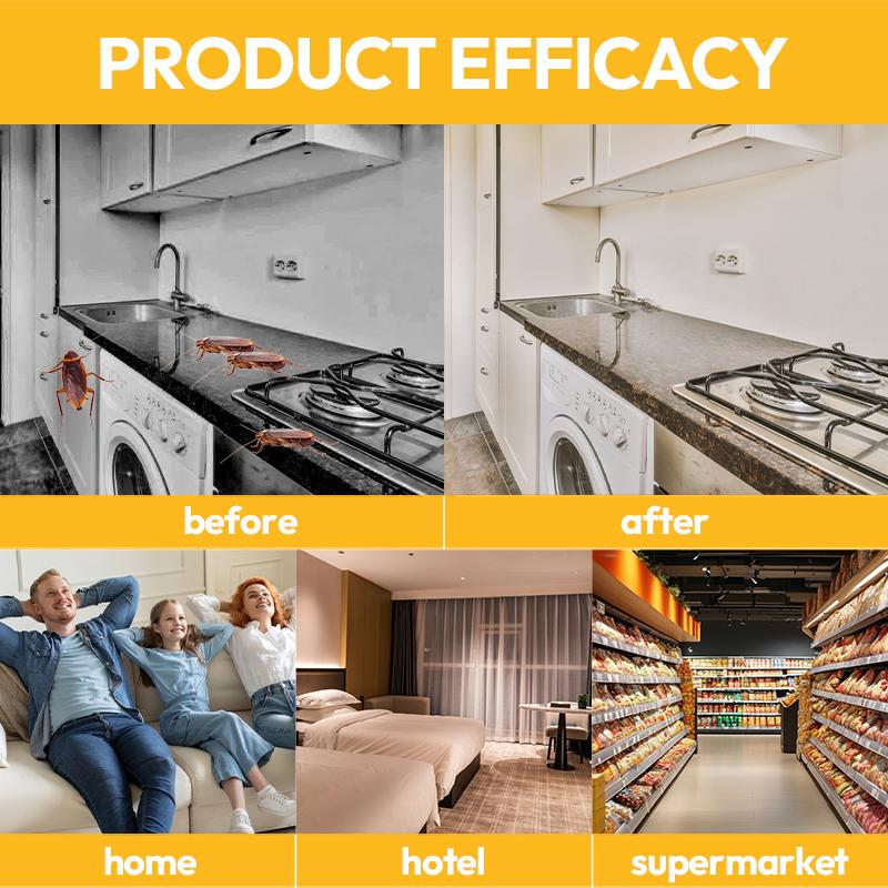 LENDOUYE Roach killer indoor infestation,Roach Repellent,Roach Traps indoor,Roach Killer,Roach Bait Station,Roach Killer Gel for American, German and Other Major Cockroach Species cockroach bait TF1