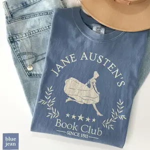 Jane Austen's Book Club Shirt | Pride and Prejudice T-Shirt Bookish Comfort Colors Tee