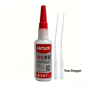 50g Oil-Based Glue, High-Strength Adhesive, Quick-Drying, Durable Bonding for Ceramic, Metal, Glass, Plastic, Wood, 50g Liquid Glue
