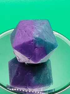 The Abyssal Chonk 55mm Blue Bouncy D20 of Mischief Colorful Die for Gaming Enthusiasts