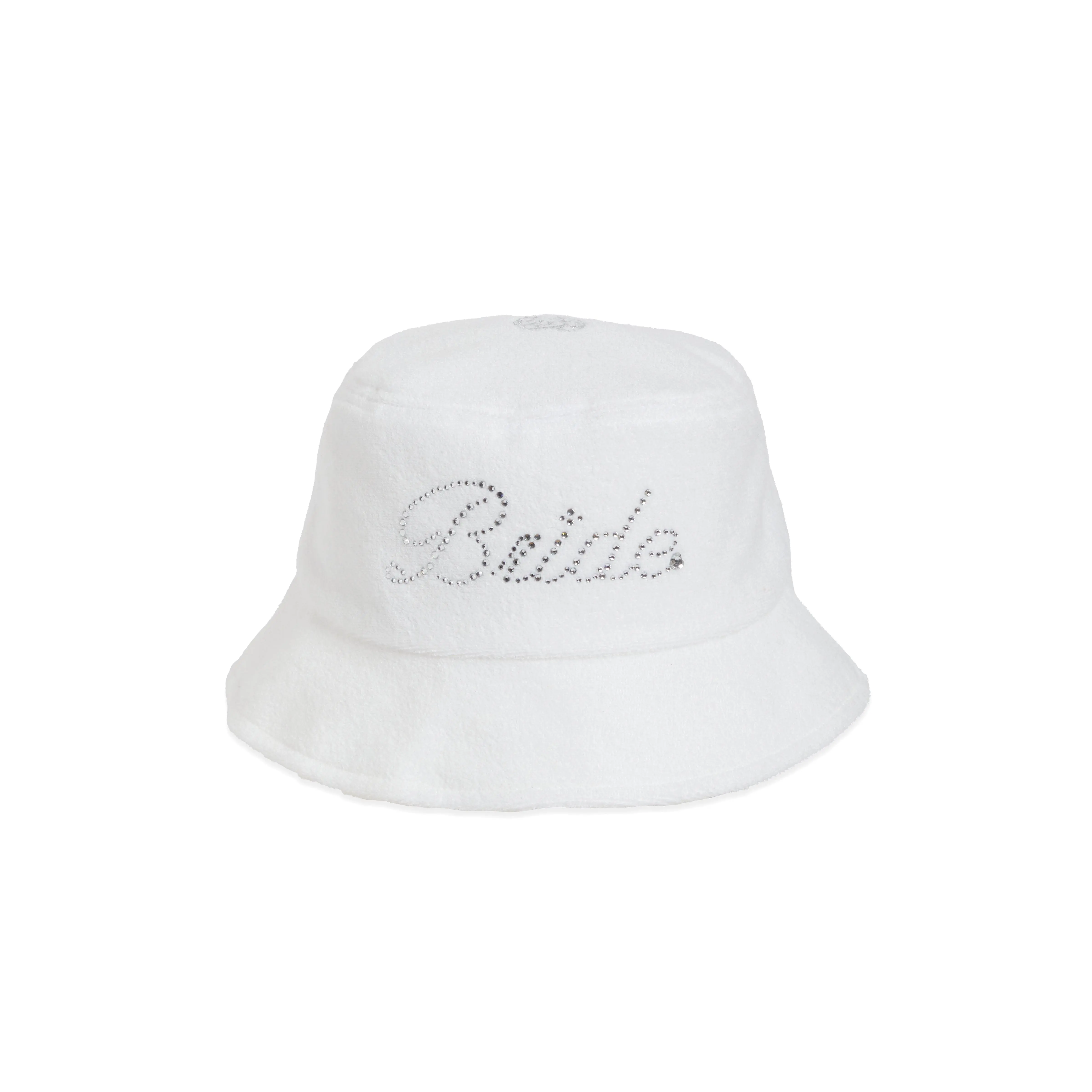 BRIDE RHINESTONE (REVERSIBLE) BUCKET HAT