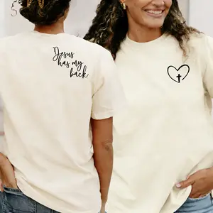 Christian Gifts For Women, Christian Apparel, Jesus Has My Back Shirt, Christian Clothing, Christian Shirts For Women, Faith Based Gifts For Her