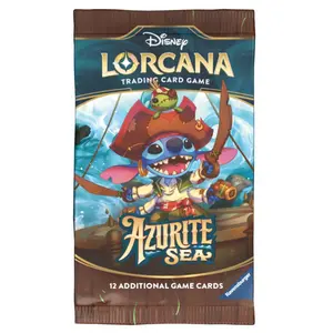 Disney's Lorcana - Azurite Sea Booster Pack (12 Cards)